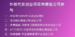 外鏈代發(fā)創(chuàng)業(yè)項(xiàng)目有哪些公司參與